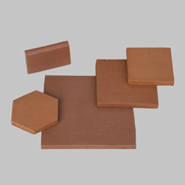 Carreaux en terre cuite carrés et hexagonaux pour sols d’intérieur