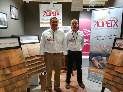 Aupeix at the Salon International du Patrimoine in October 2018