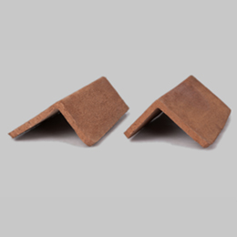 Clay angled tiles